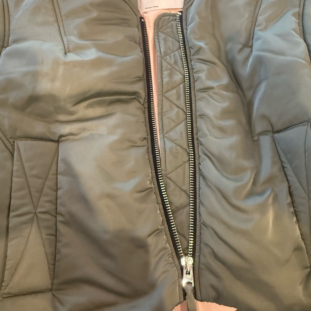 Shoreditch Ski Club Green Bomber Jacket Nwt — image 6 of 8